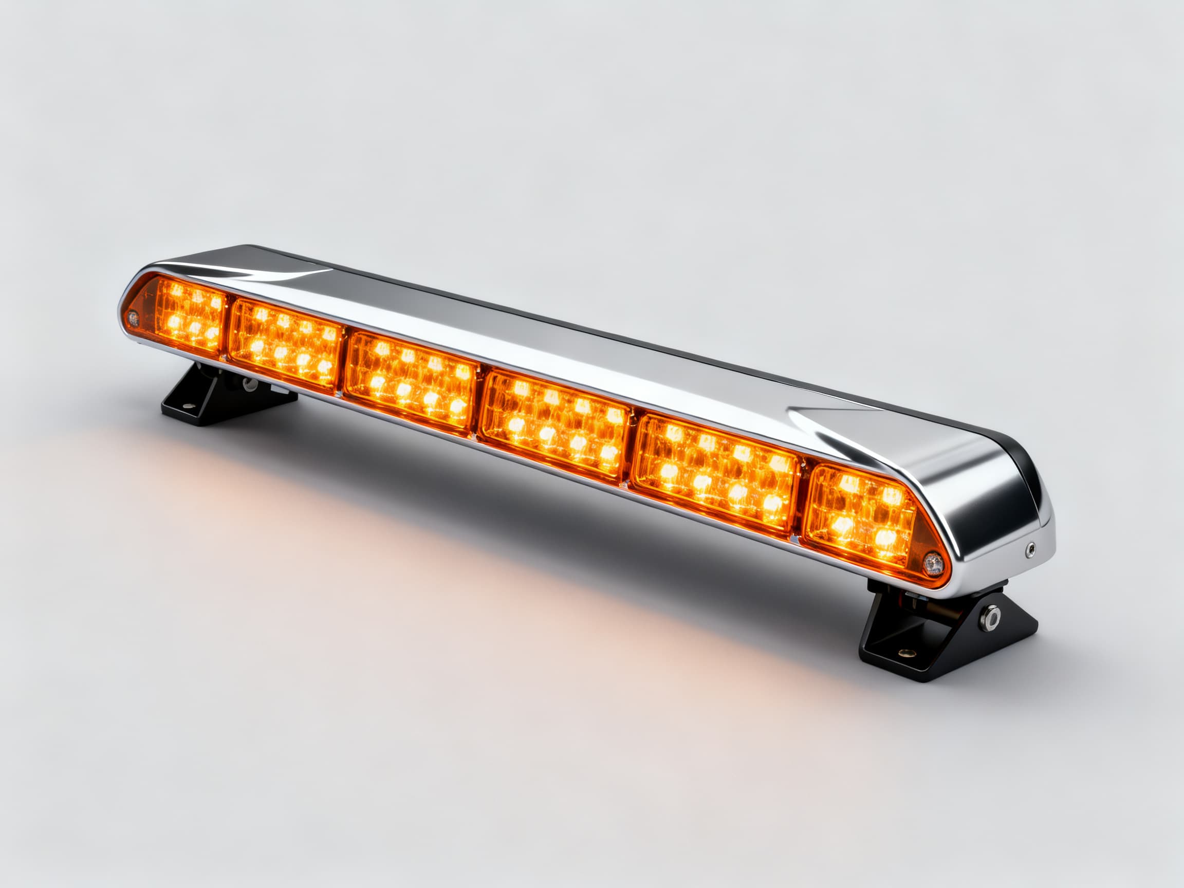Amber mini LED warning light bar
